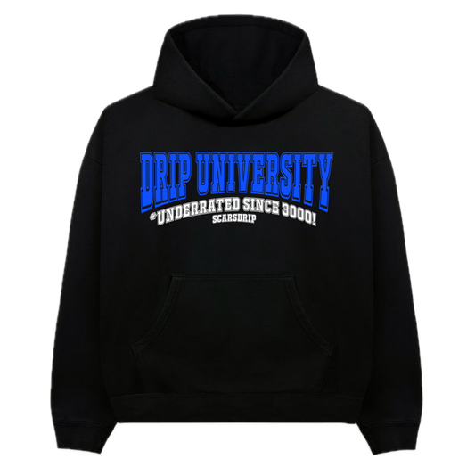 DRIP UNIVERSITY HOODIE BLUE